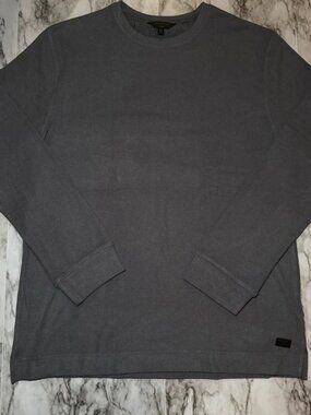 Outpost Makers Men’s Charcoal Grey Long Sleeve Crewneck Pullover Top - Size XL